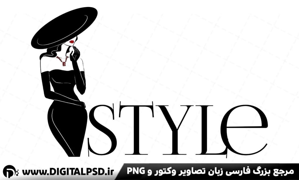 دانلود وکتور مدل زن