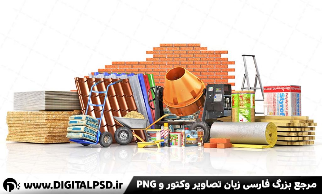 والپیپر با کیفیت مصالح ساختمانی | عکس گچ