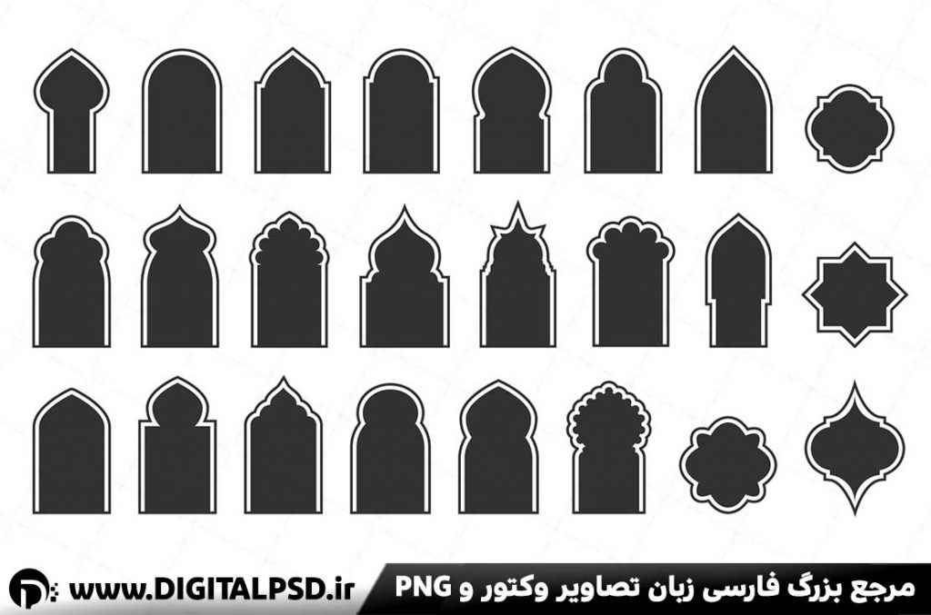 دانلود وکتور لایه باز اسلیمی