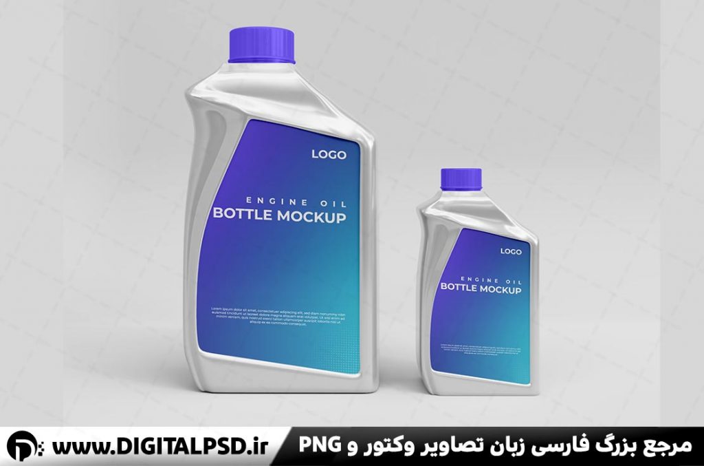 موکاپ لیبل ظرف ضدیخ