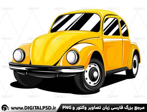 دانلود وکتور کارتونی اتومبیل کلاسیک