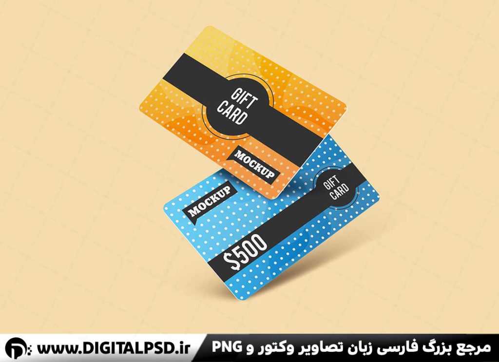 موکاپ کارت بانکی