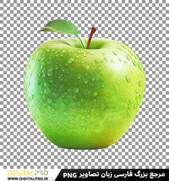 دانلود عکس با کیفیت سیب سبز