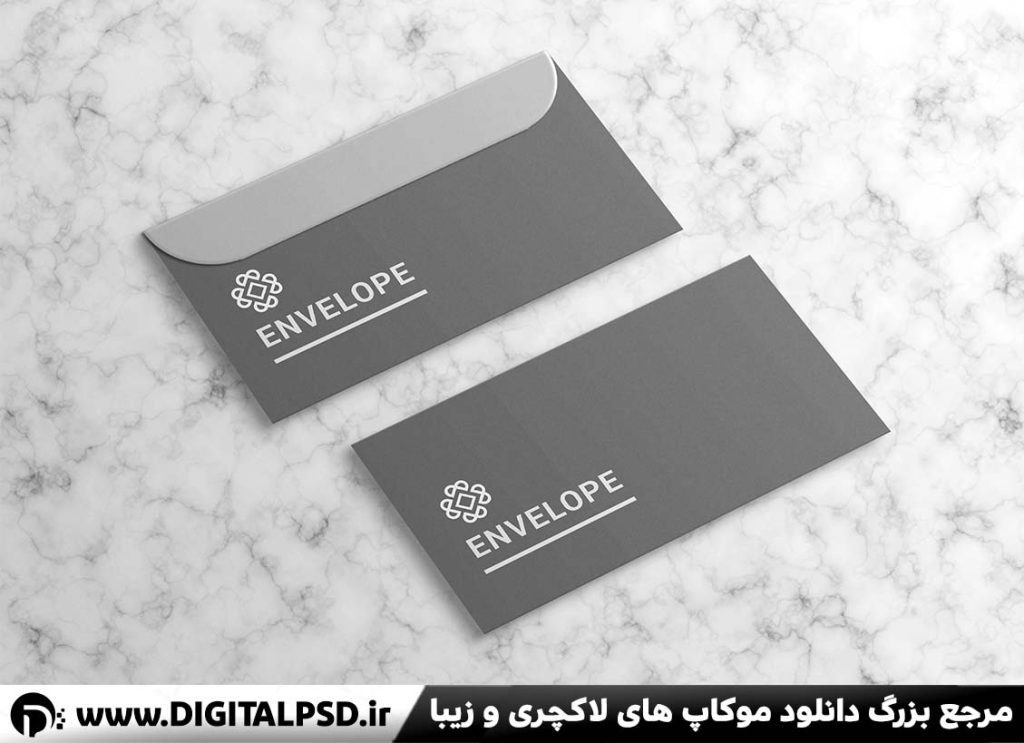 دانلود طرح موکاپ پاکت نامه