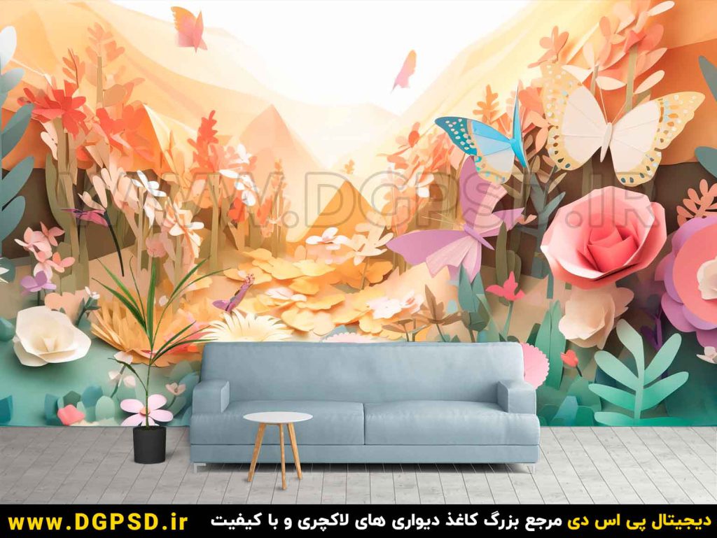 دانلود طرح کاغذ دیواری سه بعدی کد5