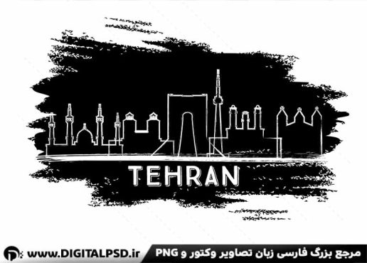 دانلود وکتور لایه باز شهر تهران