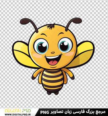 دانلود وکتور کارتونی زنبور