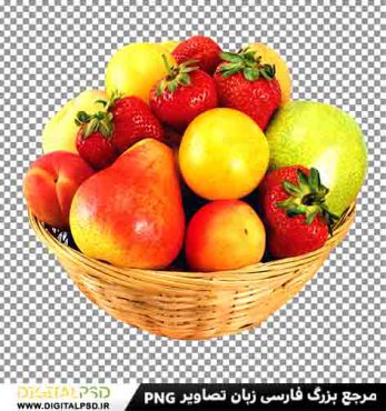 دانلود عکس با کیفیت سبد میوه