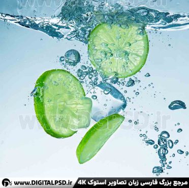 دانلود عکس با کیفیت لیمو در آب