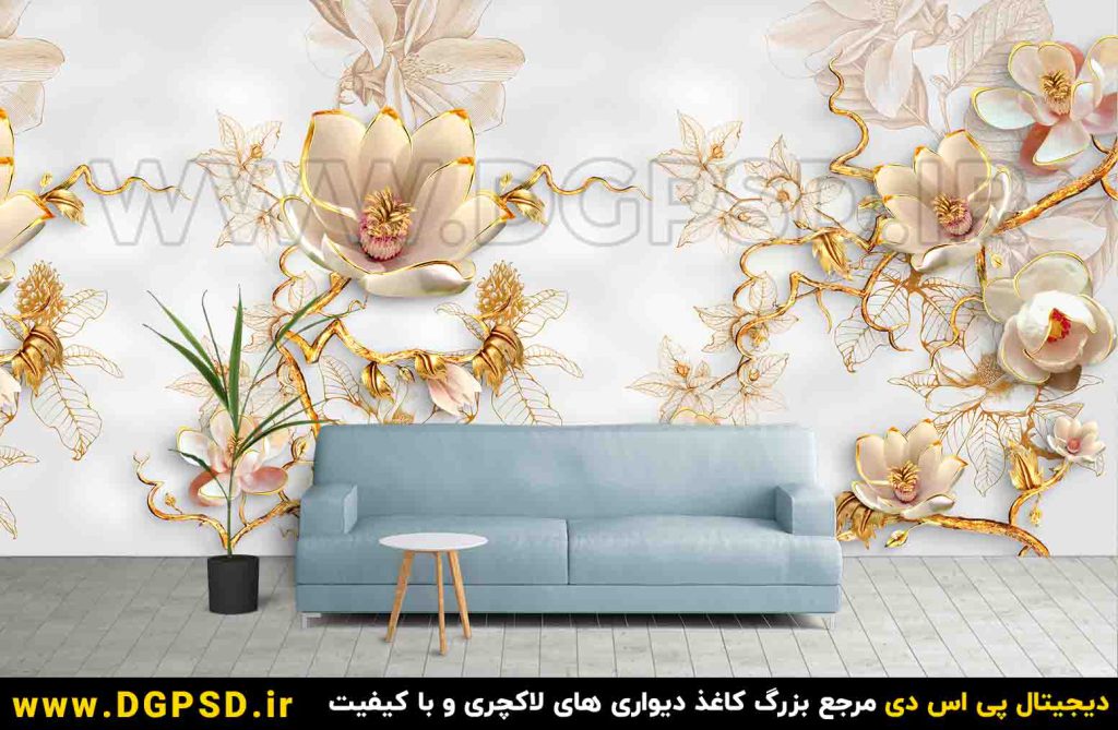طرح کاغذ دیواری سه بعدی کد37