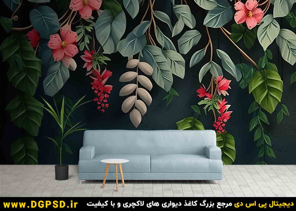 دانلود طرح کاغذ دیواری سه بعدی