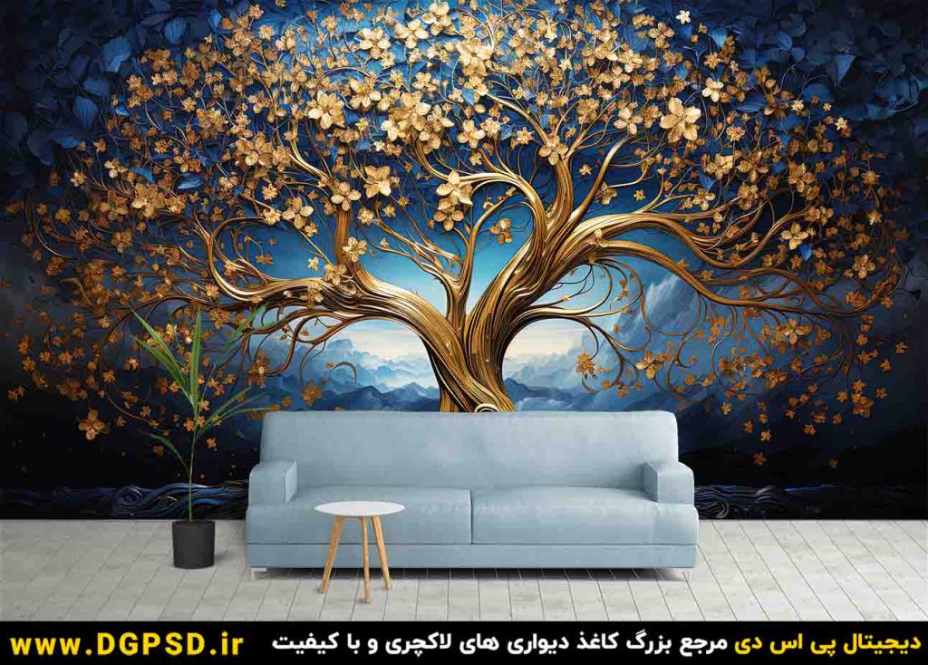 دانلود طرح کاغذ دیواری سه بعدی