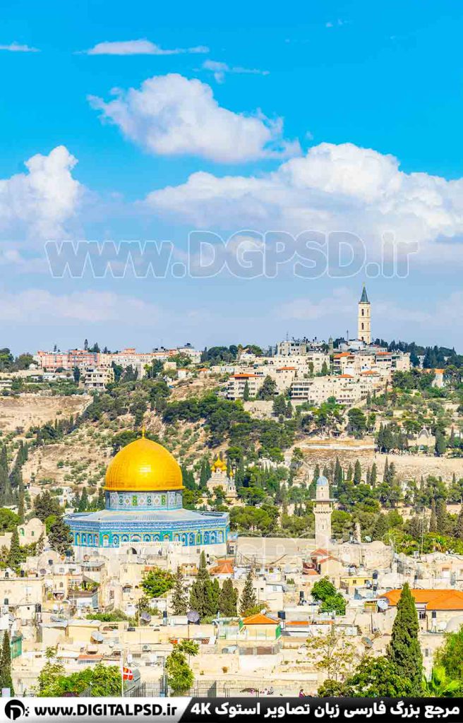 عکس با کیفیت مسجد الاقصی از دور