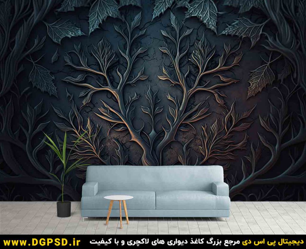 طرح کاغذ دیواری سه بعدی کد97