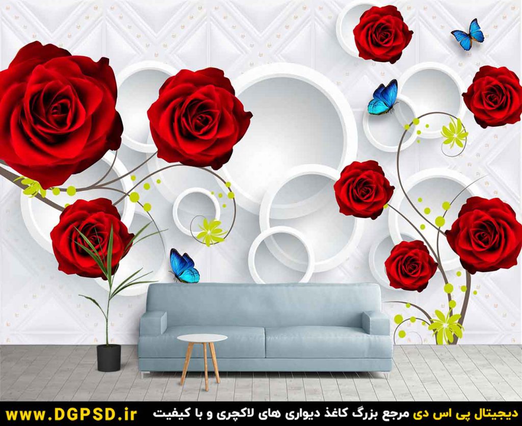 دانلود طرح کاغذ دیواری سه بعدی