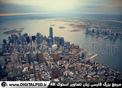دانلود عکس با کیفیت شهر از نمای بالا