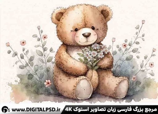 دانلود عکس با کیفیت خرس کارتونی