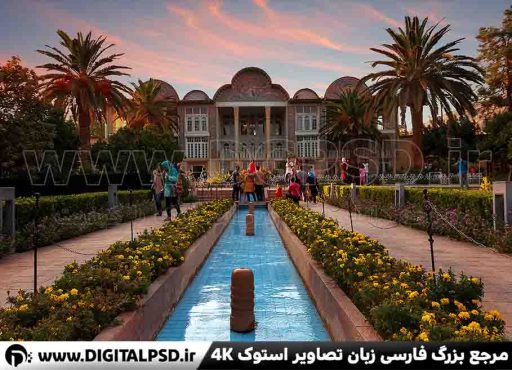 دانلود عکس با کیفیت باغ ارم شیراز