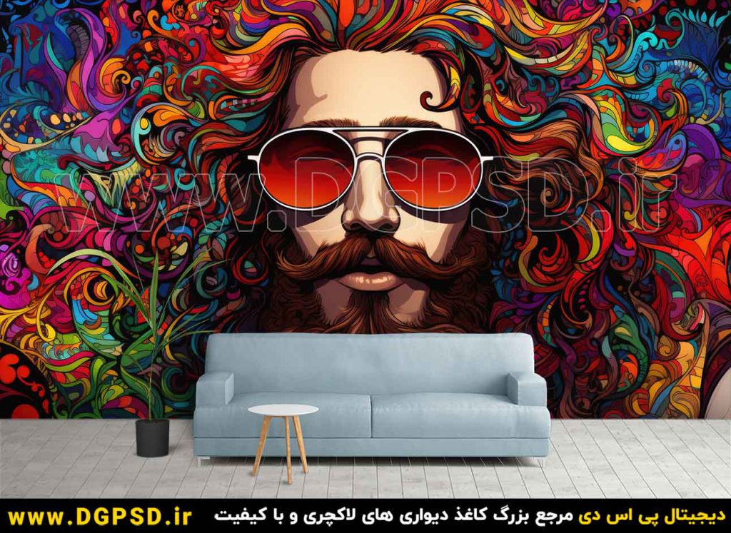 دانلود کاغذ دیواری زیبا با چهره مرد