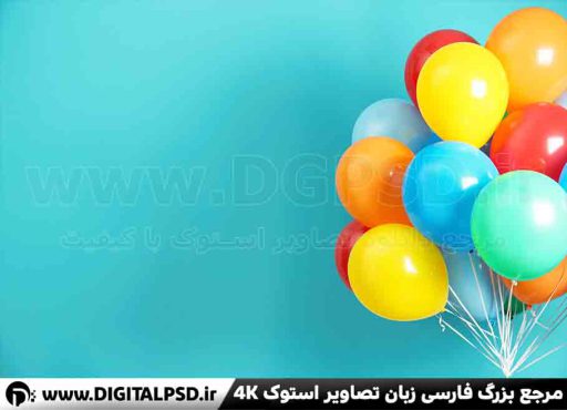 دانلود عکس با کیفیت بادکنک های رنگی