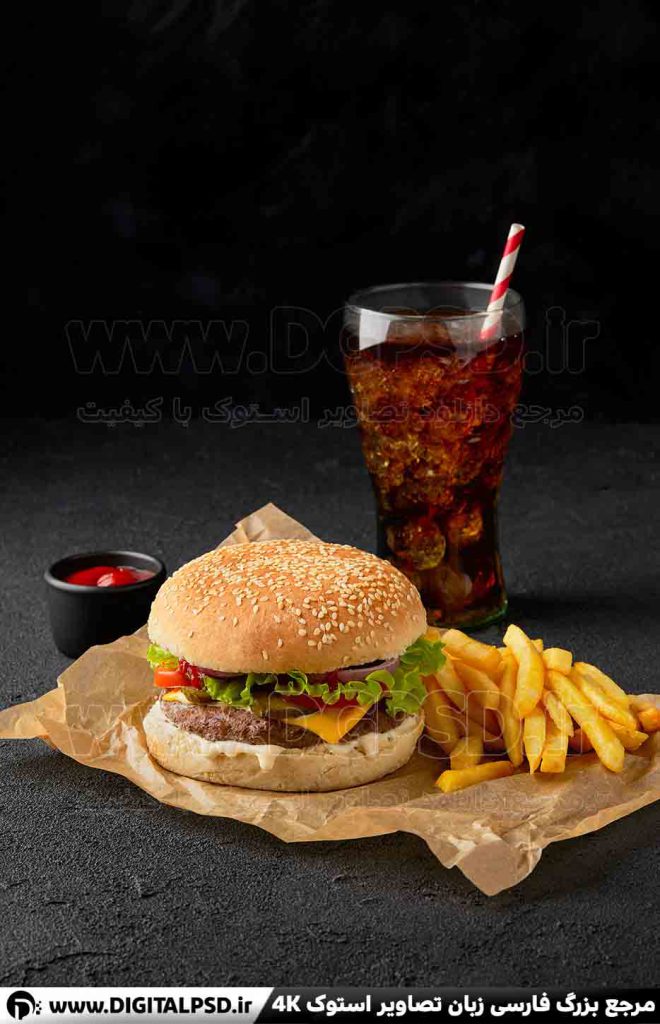 دانلود عکس با کیفیت برگر کد4