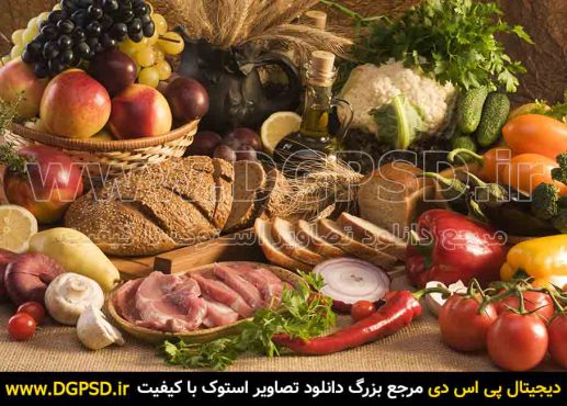 دانلود عکس با کیفیت مواد غذایی کد7