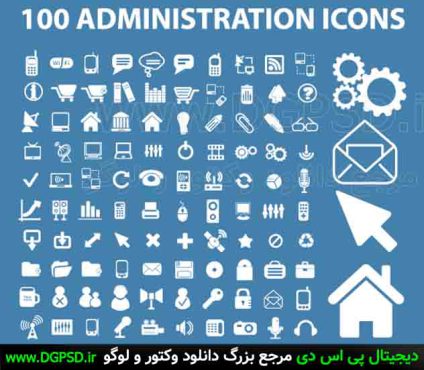 دانلود 100 آیکون مدیریت