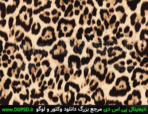 وکتور با کیفیت طرح پوست پلنگ