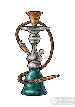 وکتور کارتونی قلیان جدید