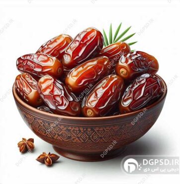 نمونه عکس کاسه خرما با کیفیت عالی