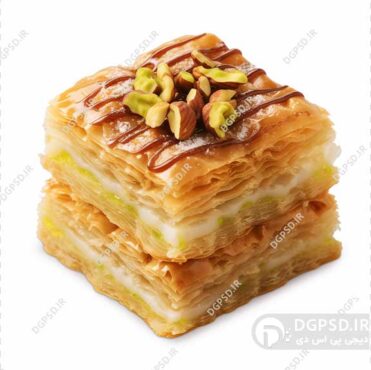عکس باقلوا با مغز بادام