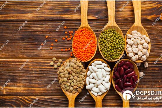 عکس تبلیغاتی فروش حبوبات
