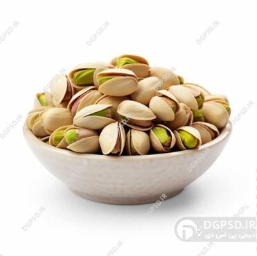 عکس پسته با زمینه سفید