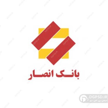 طرح لوگو لایه باز بانک انصار