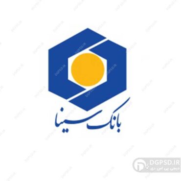 طرح لایه باز لوگو بانک سینا