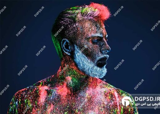 عکس آرایشگاه مردانه با چهره فانتزی