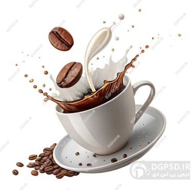 عکس قهوه لاته با کیفیت بدون زمینه
