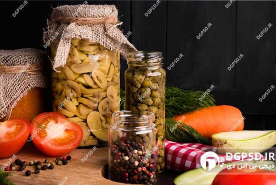 نمونه عکس با کیفیت ترشی | عکس ترشی قارچ