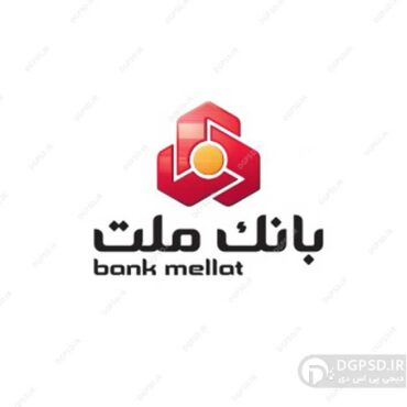 طرح لوگو لایه باز بانک ملت